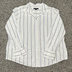 Banana Republic Women’s Classic Striped Button-Down Shirt